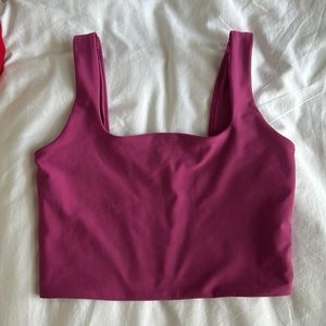 Abercrombie YPB sculptLUX Squareneck Slim Tank Size L Color Purple